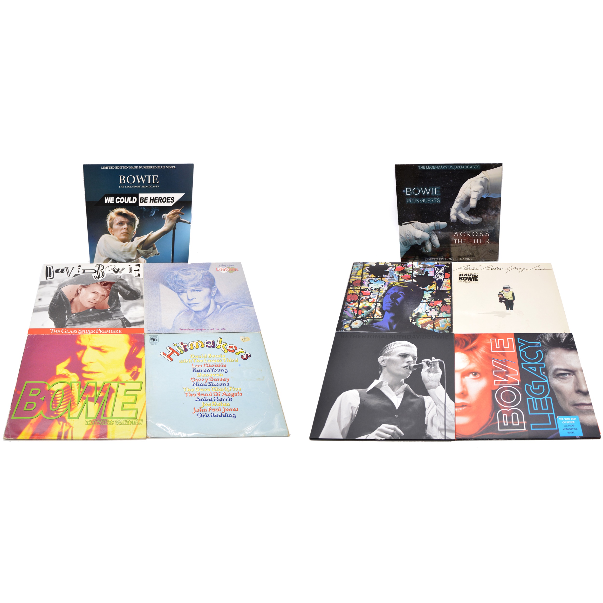 Lot 114 - Ten David Bowie LP vinyl records including