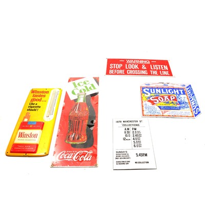 Lot 126 - A selection of vintage and reproduction signs