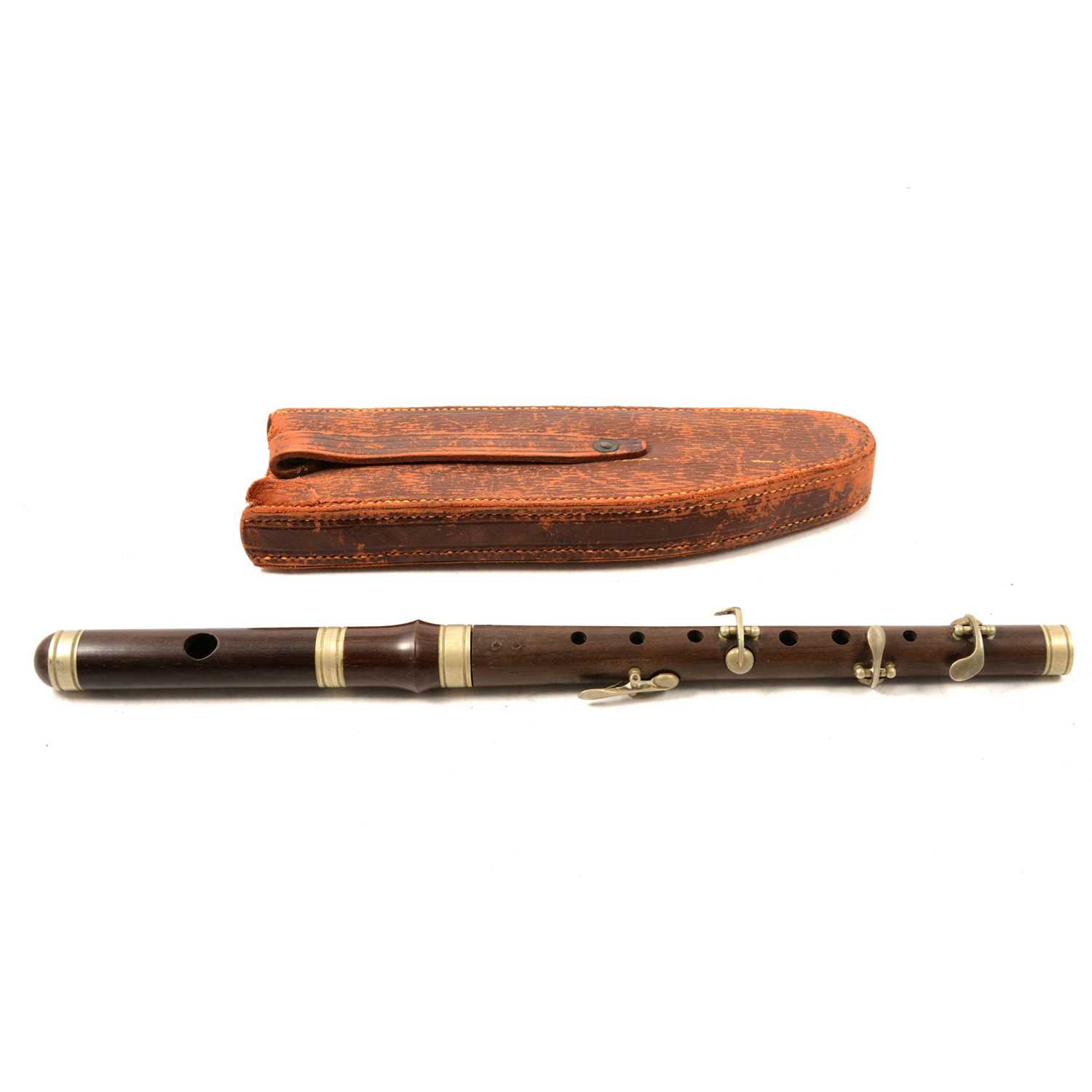 Lot 102 - Two rosewood piccolos