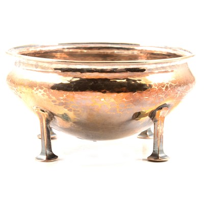 Lot 257 - A silver Arts and Crafts bowl, Albert Edward Jones, Birmingham 1914.