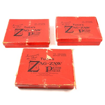 Lot 133 - Three Zag Zaw Royal Picture Puzzles