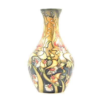 Lot 5 - Rachel Bishop for Moorcroft , a vase in the Prairie Summer design.