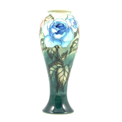 Lot 4 - Sally Tuffin for Moorcroft, a Limited Edition case in the Rose design.