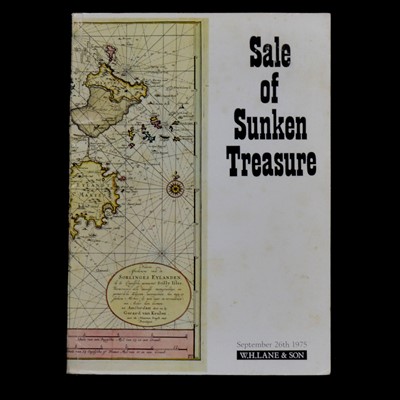 Lot 426 - Auction catalogue from the Sale of Sunken Treasure, 26 September 1975, W H Lane & Son.