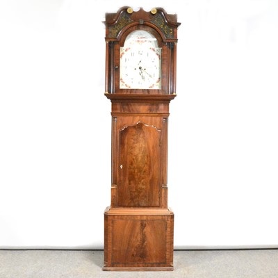 Lot 296 - North Country mahogany longcase clock