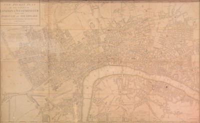 Lot 301 - William Faden, A New Pocket Plan of The Cities of London and Westminster