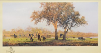 Lot 371 - David Shepherd, Luangwa Evening