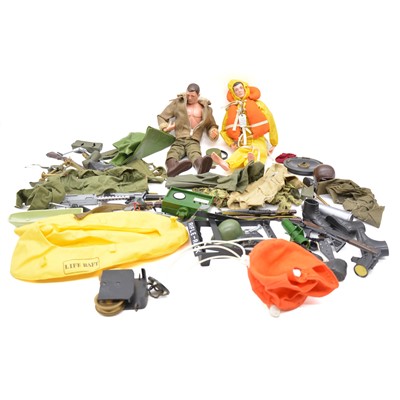 Lot 249 - Two Action Man with accessories