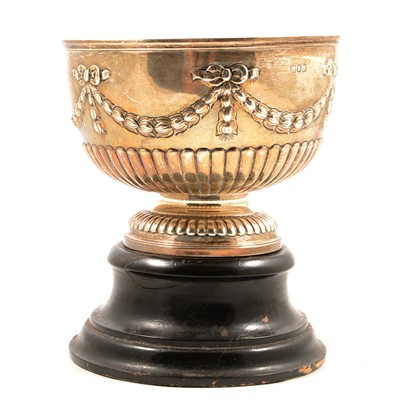 Lot 269 - A silver pedestal bowl, London 1897.