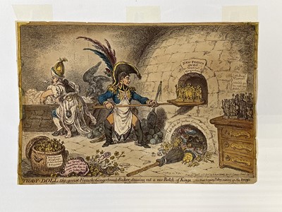 Lot 294 - James Gillray, Tiddy-Doll, The Great French Ginger-bread Baker
