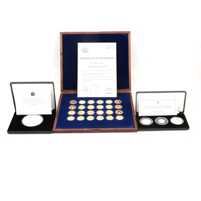 Lot 243 - Collection of silver proof and other Elizabeth II commemorative coins.