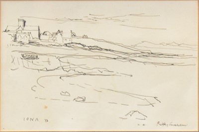Lot 570 - Rigby Graham, Iona, 1956, pen and ink