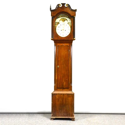 Lot 344 - George III mahogany longcase clock