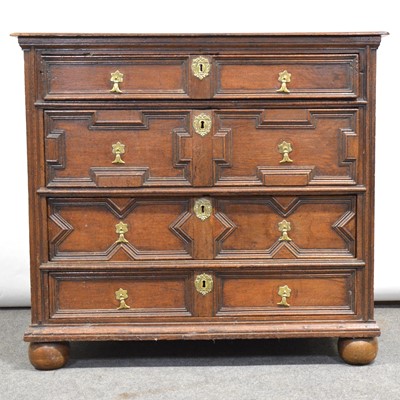 Lot 447 - Jacobean oak chest of drawers