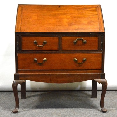 Lot 484 - Edwardian mahogany bureau