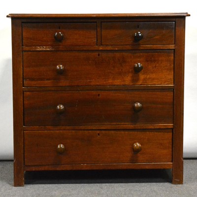 Lot 465 - Victorian walnut chest of drawers