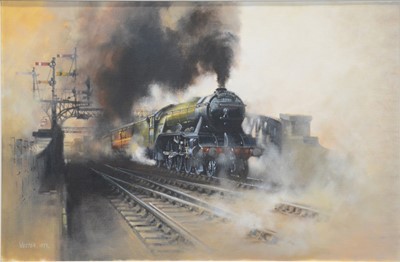 Lot 364 - David Weston, The Master Cutler passing through the old Leicester station