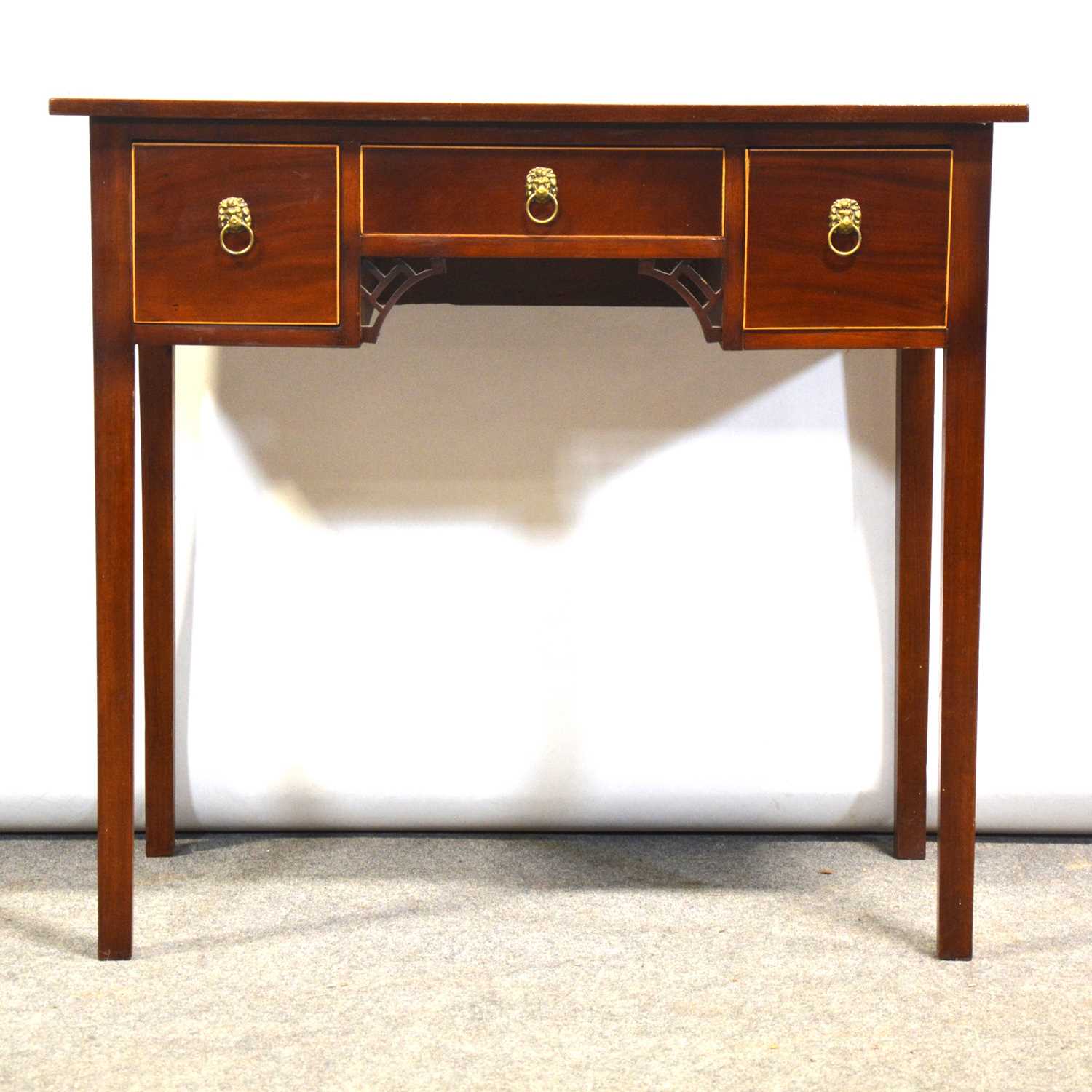 Lot 494 - Victorian mahogany side table