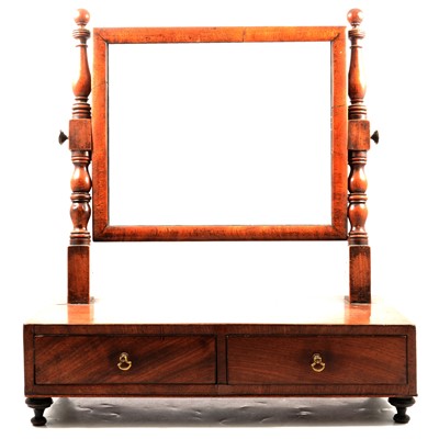 Lot 317 - Regency mahogany toilet mirror, etc.