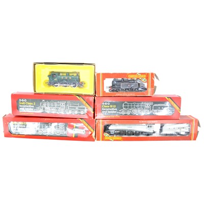 Lot 320 - Six Hornby OO gauge steam locomotives, boxed