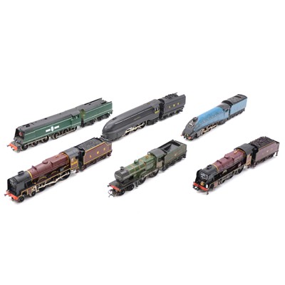 Lot 318 - Six OO gauge steam locomotives and tenders