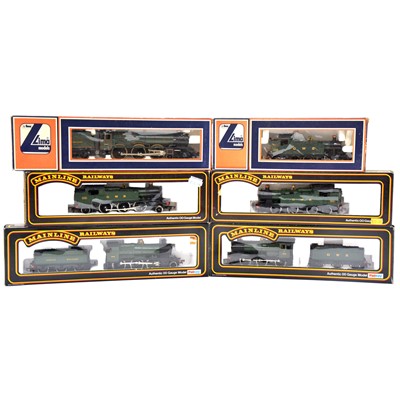 Lot 306 - Six Mainline and Lima OO gauge model railway steam locomotives