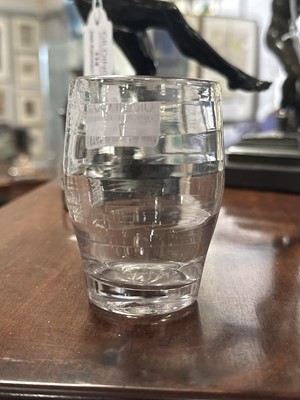 Lot 7 - A 'Lynn' glass tumbler