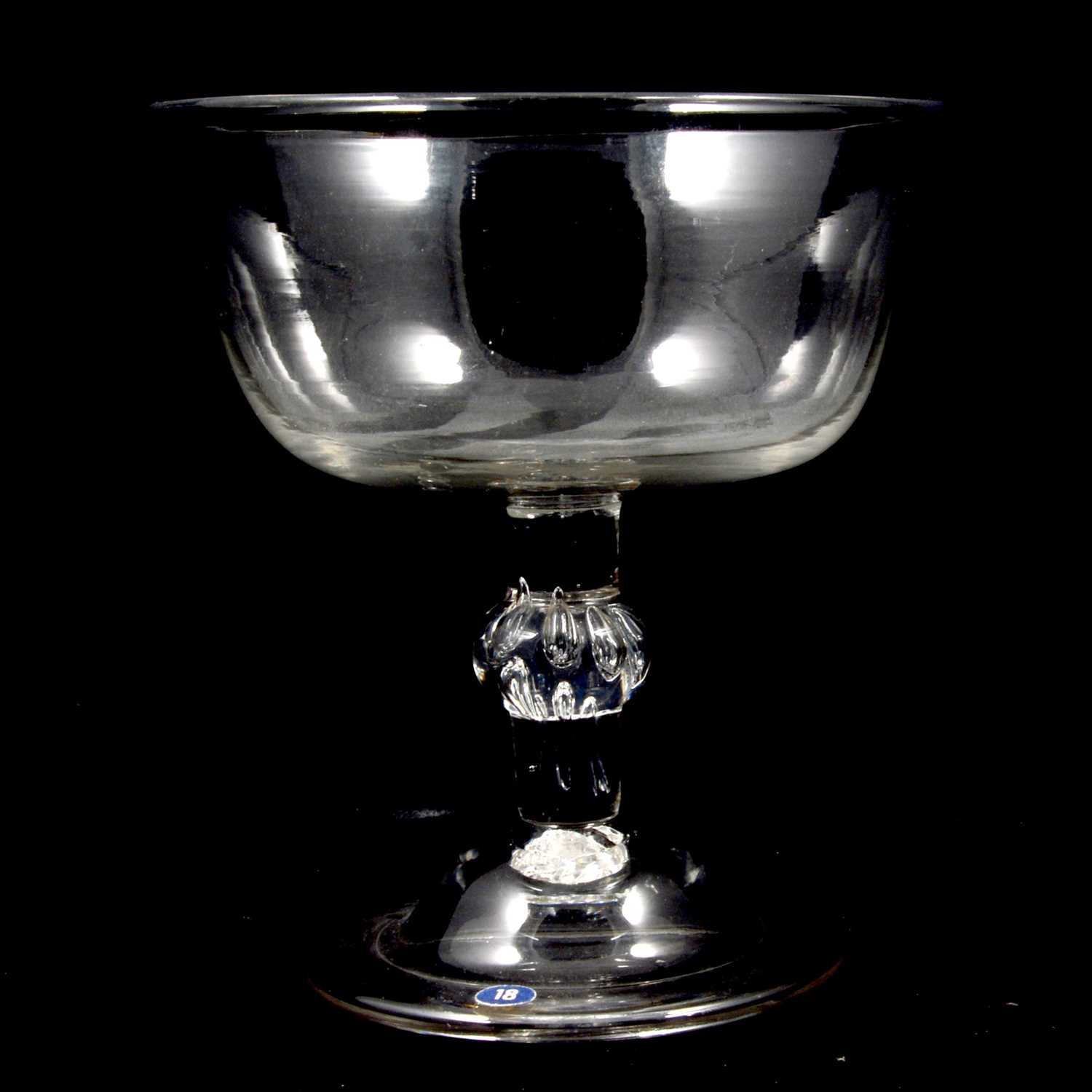 Lot 21 - A champagne glass