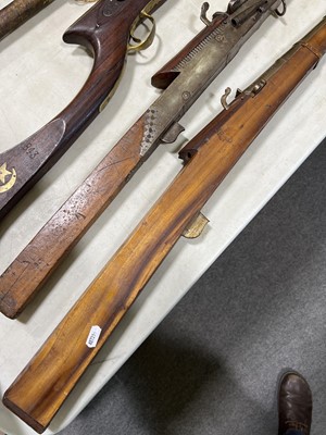 Lot 156 - Three Middle Eastern rifles