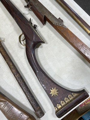 Lot 156 - Three Middle Eastern rifles