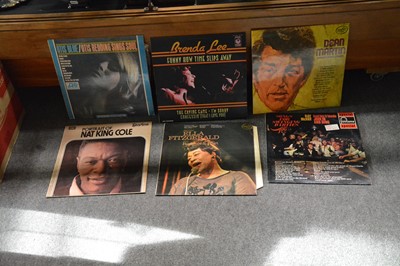 Lot 229 - A box of records and 78's