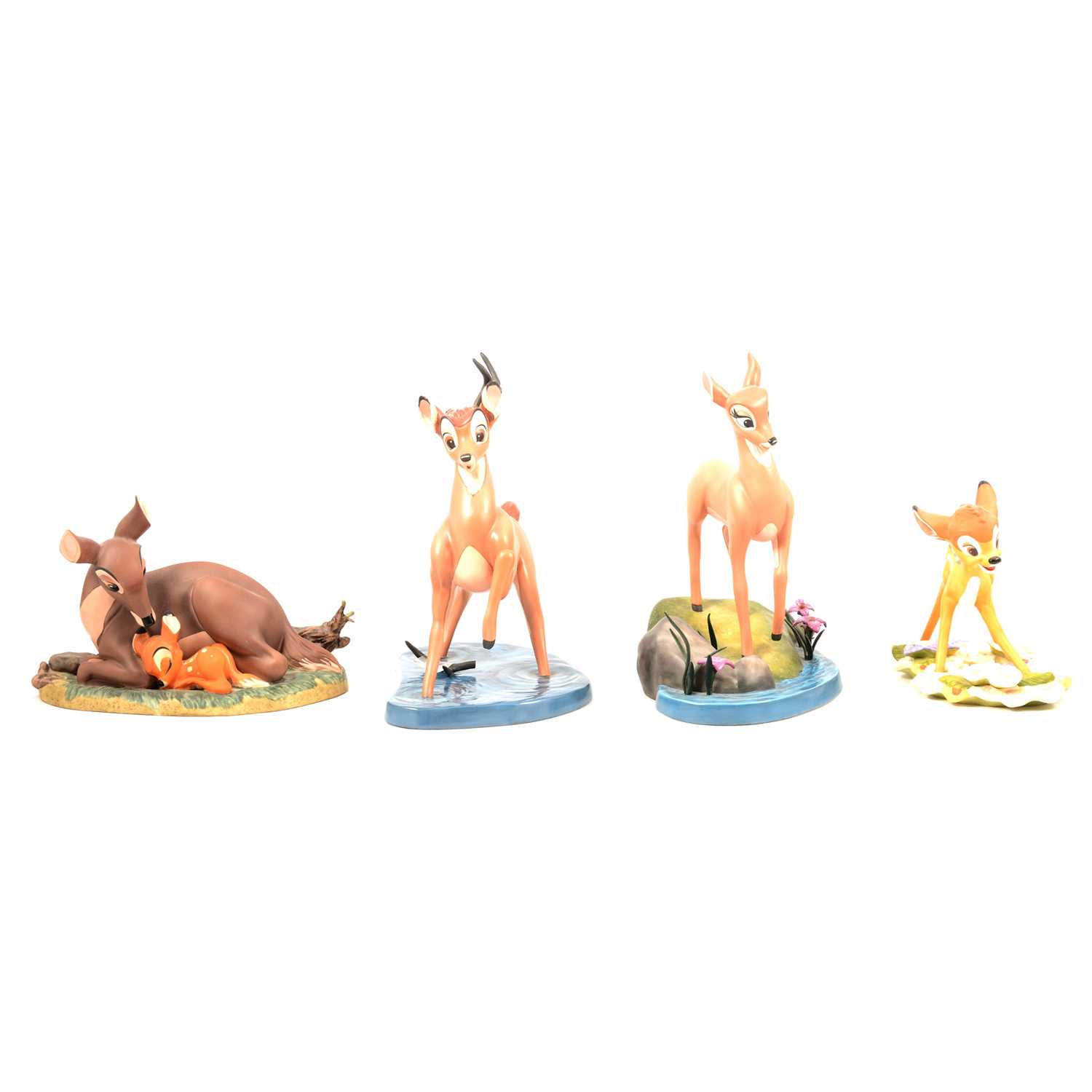 A Collection of Hagen-Renaker Bambi Figurines A Collection of Hagen-Renaker Bambi Figurines