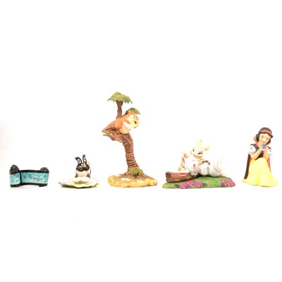 Lot 36 - Five Walt Disney Classics Collection figurines.