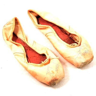 Lot 115 - Charlotte Fawley, two ballet-related studies, and a pair of signed ballet shoes