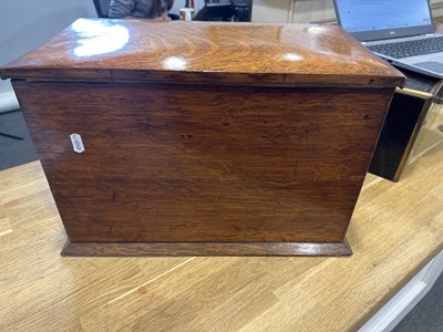 Lot 88 - Victorian oak correspondence box