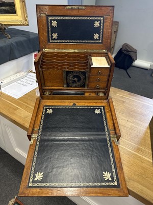 Lot 88 - Victorian oak correspondence box