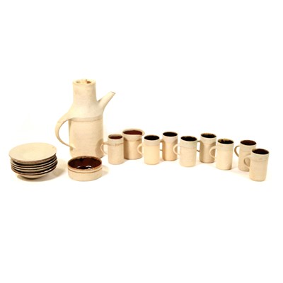Lot 61 - Studio stoneware coffee service by Ruth Duckworth