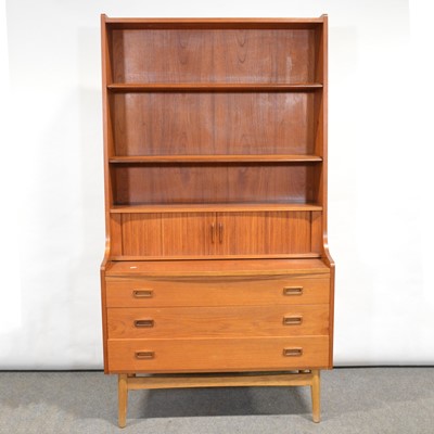 Lot 553 - Danish teak bookcase, BM Mobler