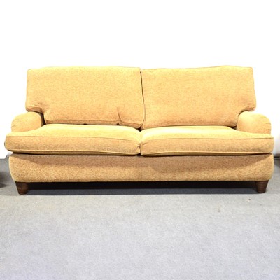 Lot 512 - Contemporary sofa and easy chair