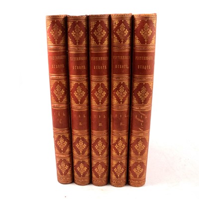 Lot 94 - Picturesque Europe, Cassell & Company Ltd, London, 5 vols