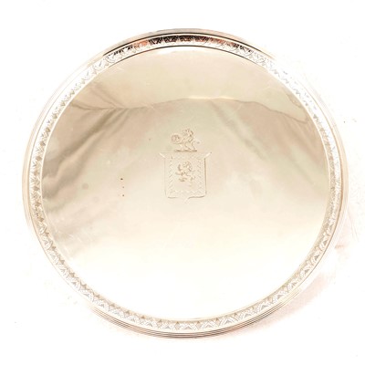 Lot 220 - George III silver salver