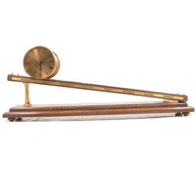 Lot 173 - Dent incline plane clock, 1970s