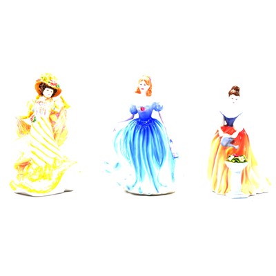 Lot 24 - Collection of Royal Doulton and Coalport lady figurines