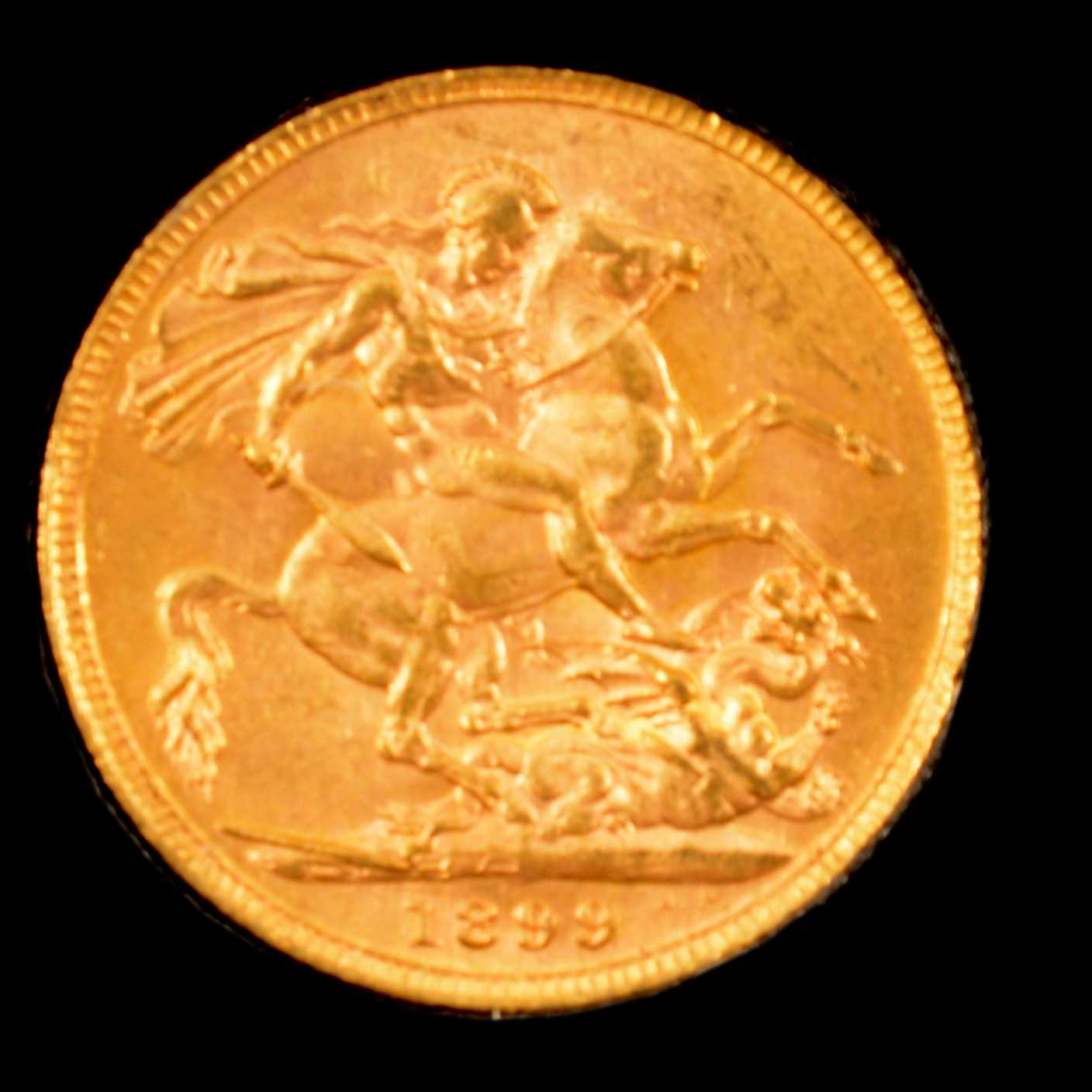 Lot 408 - Victorian gold Sovereign coin