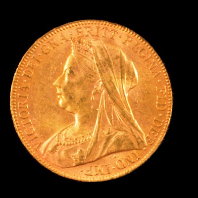 Lot 408 - Victorian gold Sovereign coin