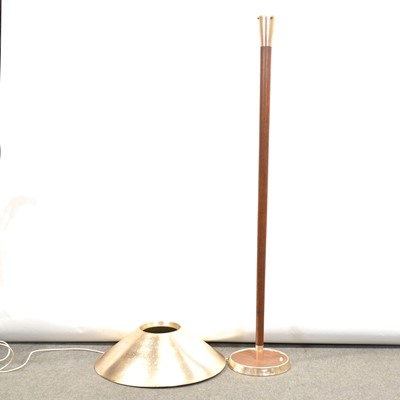 Lot 385 - Mid-century modern teak standard lamp