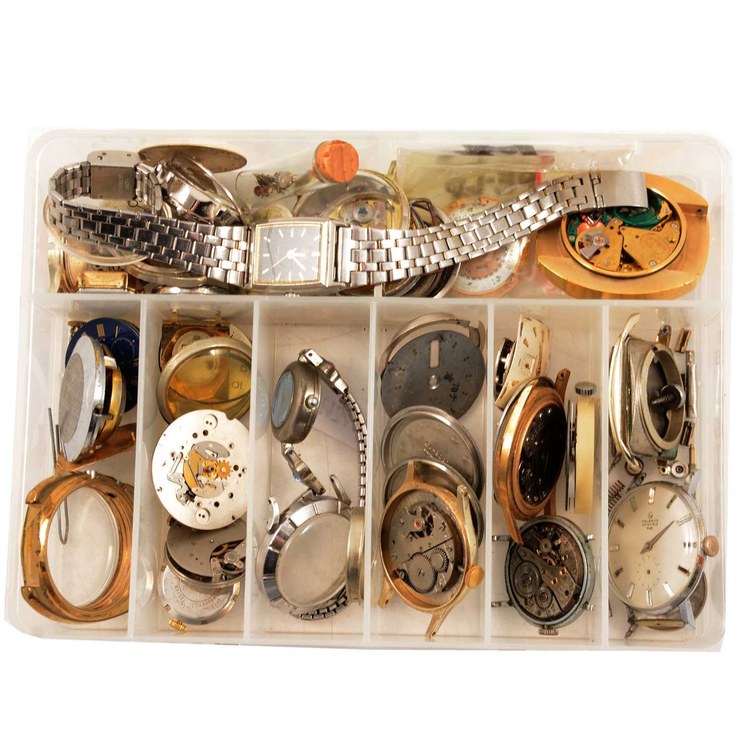 Lot 183 - One box of incomplete watches.