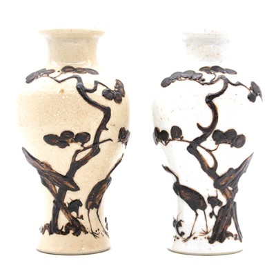 Lot 6 - Pair of Chinese pottery vases
