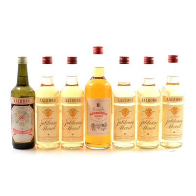 Lot 287 - Nine bottles of Aquavit