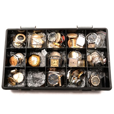 Lot 185 - One box of incomplete wristwatches.